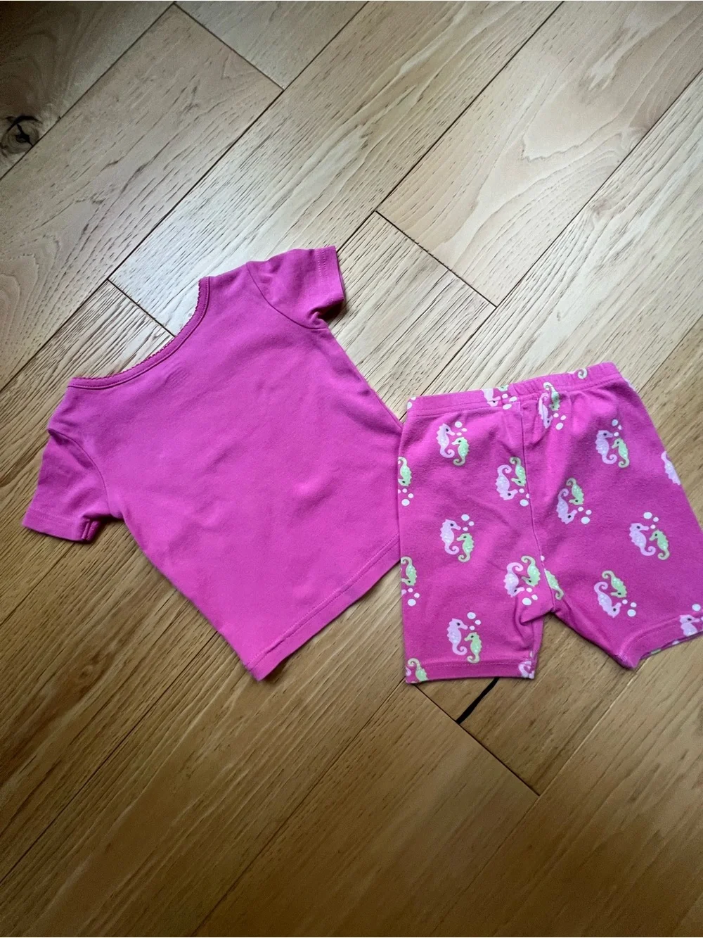 🎉5/$20🎉GYMBOREE Pink Seahorse Pajama Set 18-24m